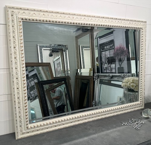 Large french white shabby - french,
