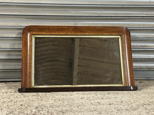 Antique edwardian overmantel - antique,