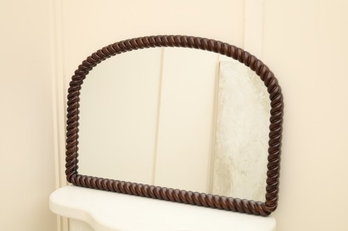 Dark wood arch - dark, twist