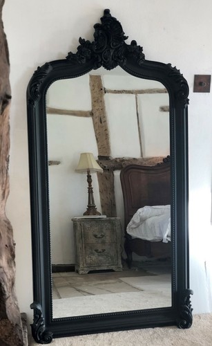 Gothic large matt - black, french