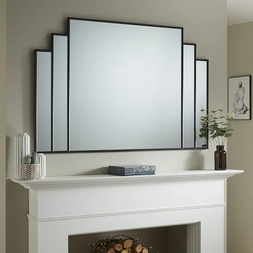 Overmantle charleston mirror - overmantle,