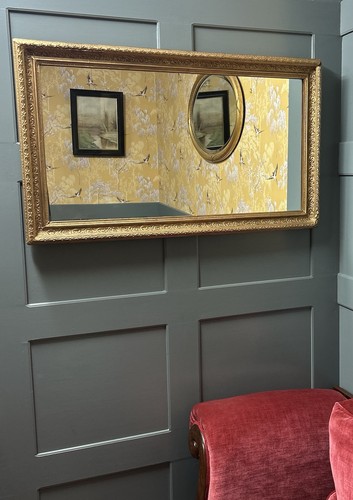 Large vintage gilt framed - large,
