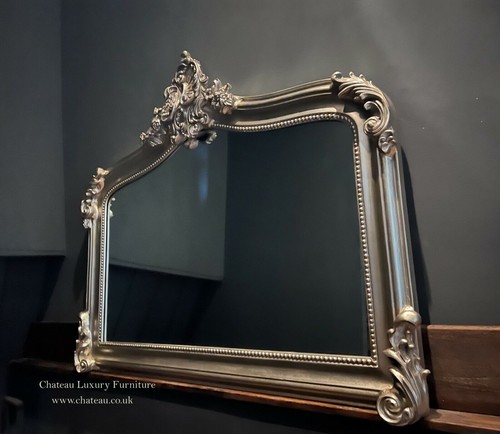 French antique silver ornate - french,