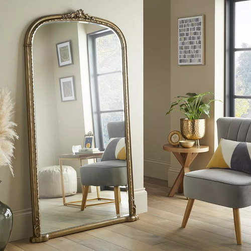 Leaner mirror mayfair - mayfair, antique