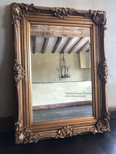 Antique gold gilt - ornate, large