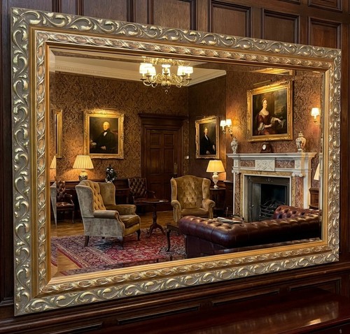 Large antique mirror gold - mirror,