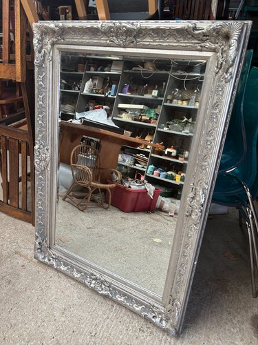 Portofino silver ornate - portofino, mirror