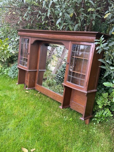 Antique edwardian oak over - antique,